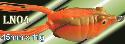 Osprey frog jerkbait with silicone skirt leg. Soft frog lure