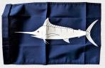 Marlin Capture flag  height :31cm/12in . Width :44cm/17in